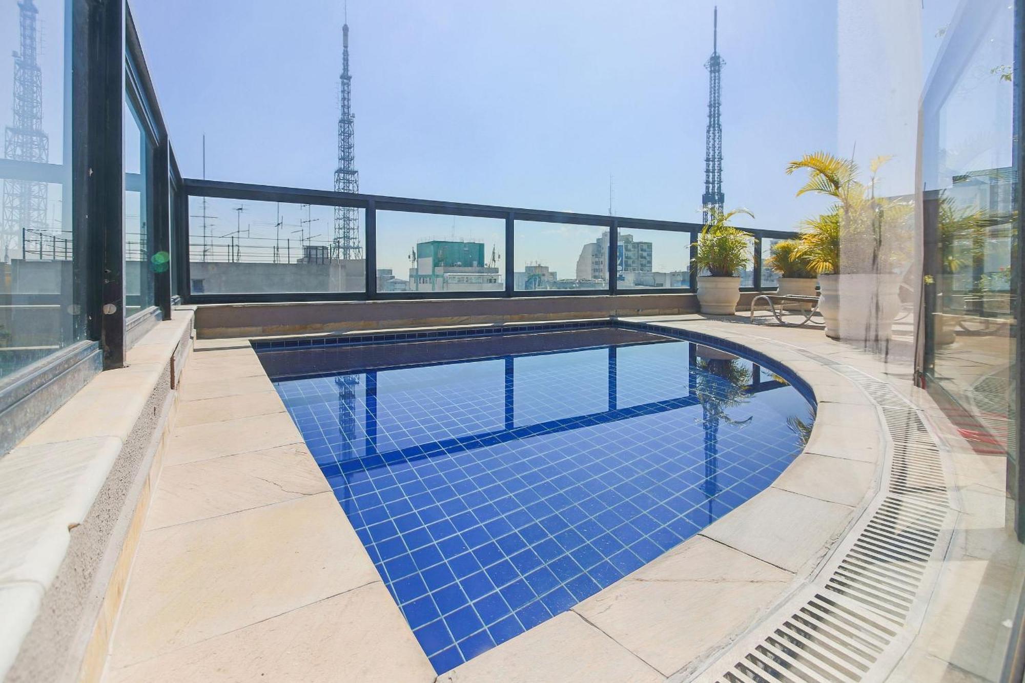 Flat Particular Dentro Do Hotel Executive Transamerica Faria Lima! Sao Paulo Exterior foto
